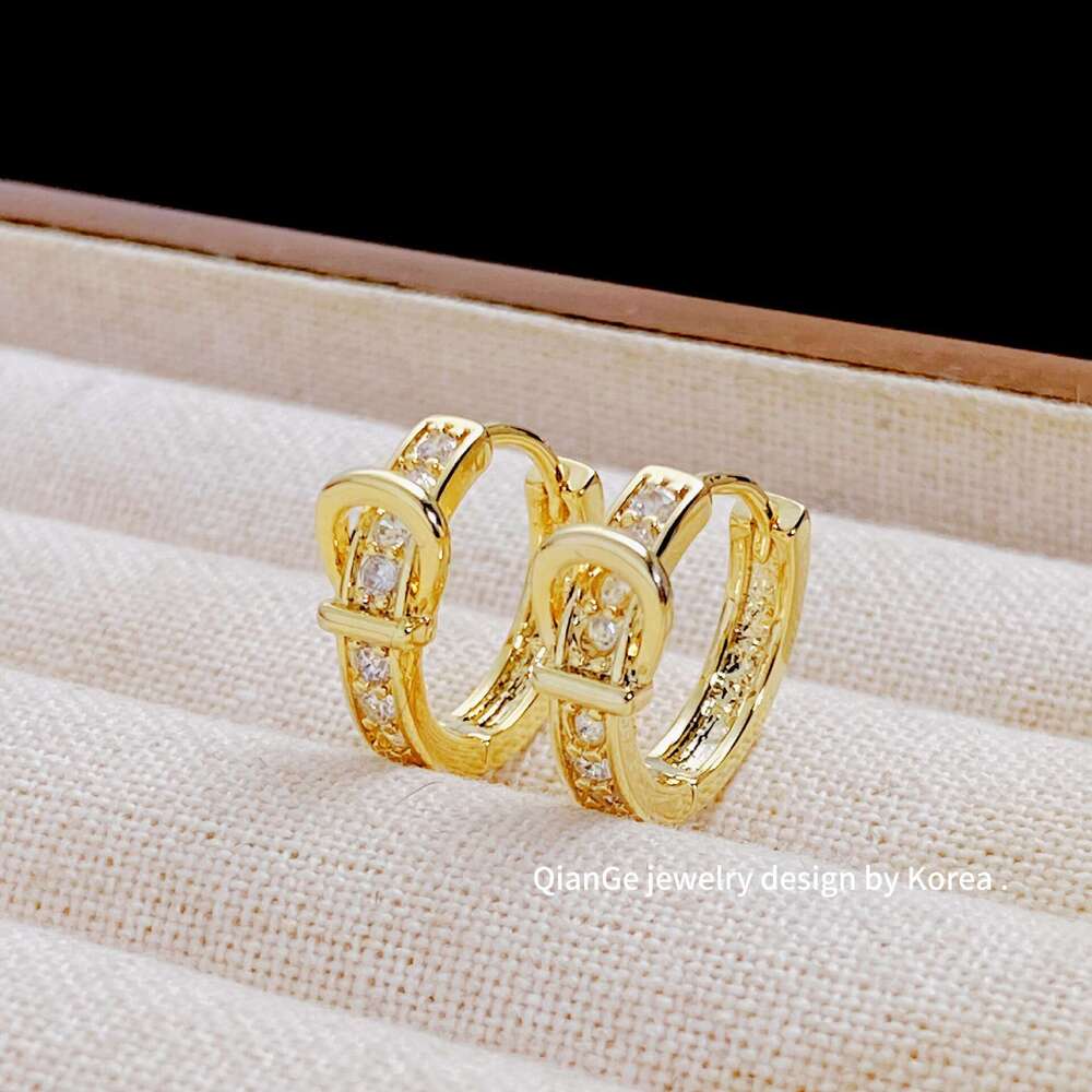 Earrings High Quality Letter Earrings Brand Ear Stud Women 18K Gold Plated Studs Crystal Earring Birthday Wedding Jewelry Party Gift