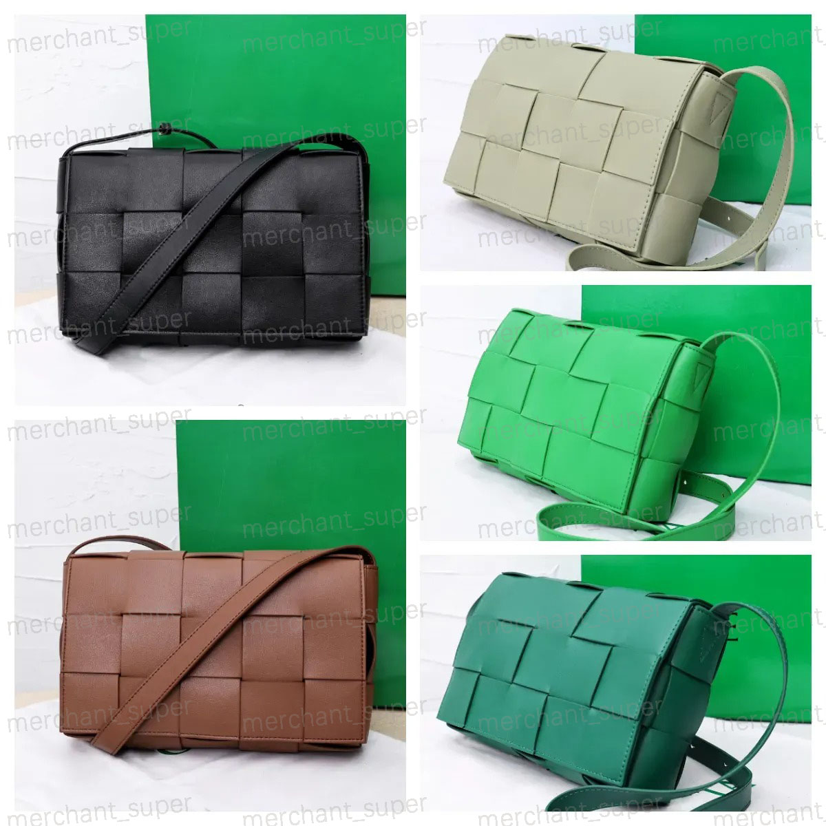 Luxury designer bag purses Designer Crossbody Leather Woven Shoulder Bag Box 15 Grid Tofu Woven Bag Fashion Simple Evening Bag luxurys handbags