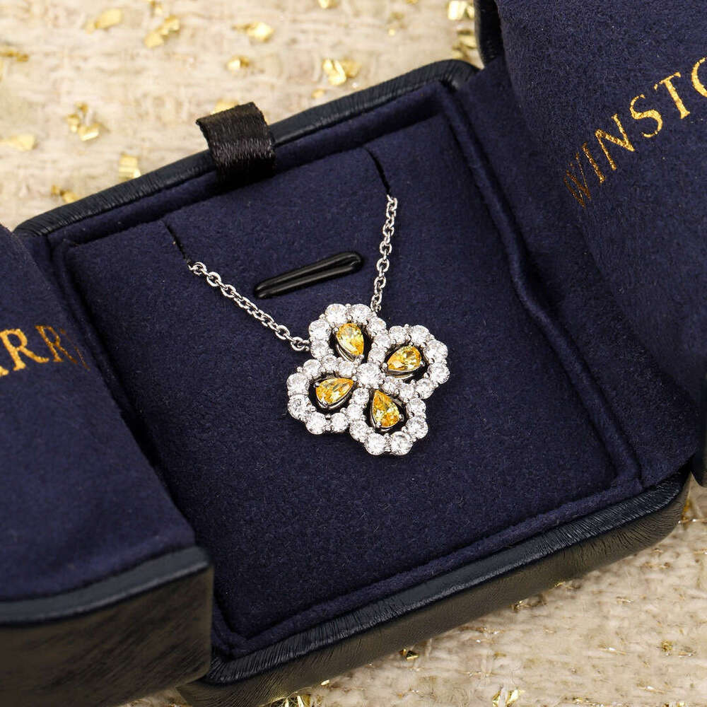 moissanite chain Classic Tennis Necklace For Women Crystal Dia Iced Out Chain Necklaces Stainless Steel Plated Gold Jewelry Woman Luxe Gift