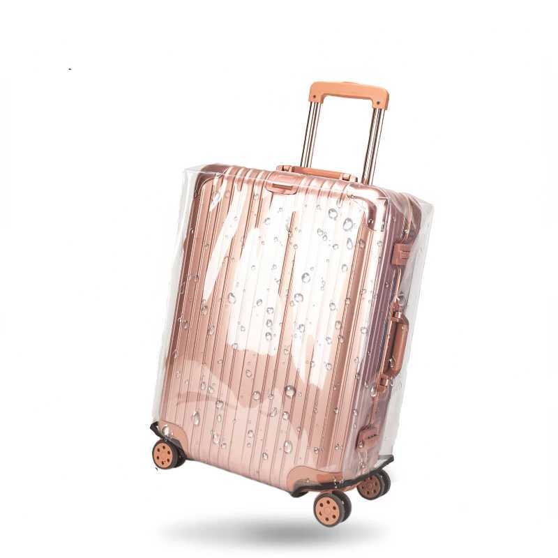 Transparent PVC Luggage Protective Cover Waterproof Suitcase Cover Travel Trolley Case Non-slip/Anti-fall/Scratchproof/Dustproof W250823