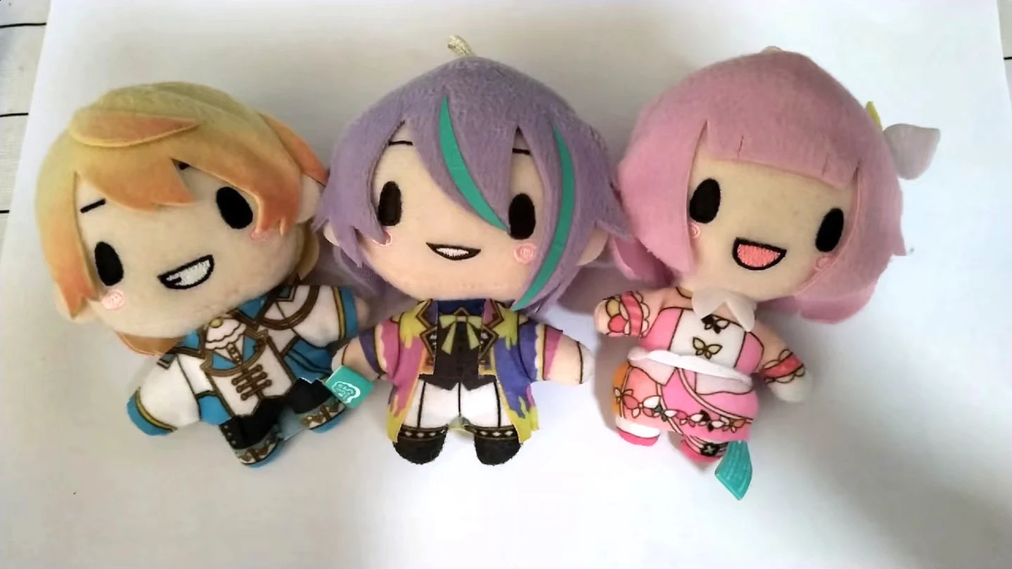 10cm Pjsk Plush Keychain Project Sekai Tenma Tsukasa Stuffed Plushies Bag Pendant Kamishiro Rui Kawaii Plush Doll Toy Gift 250822