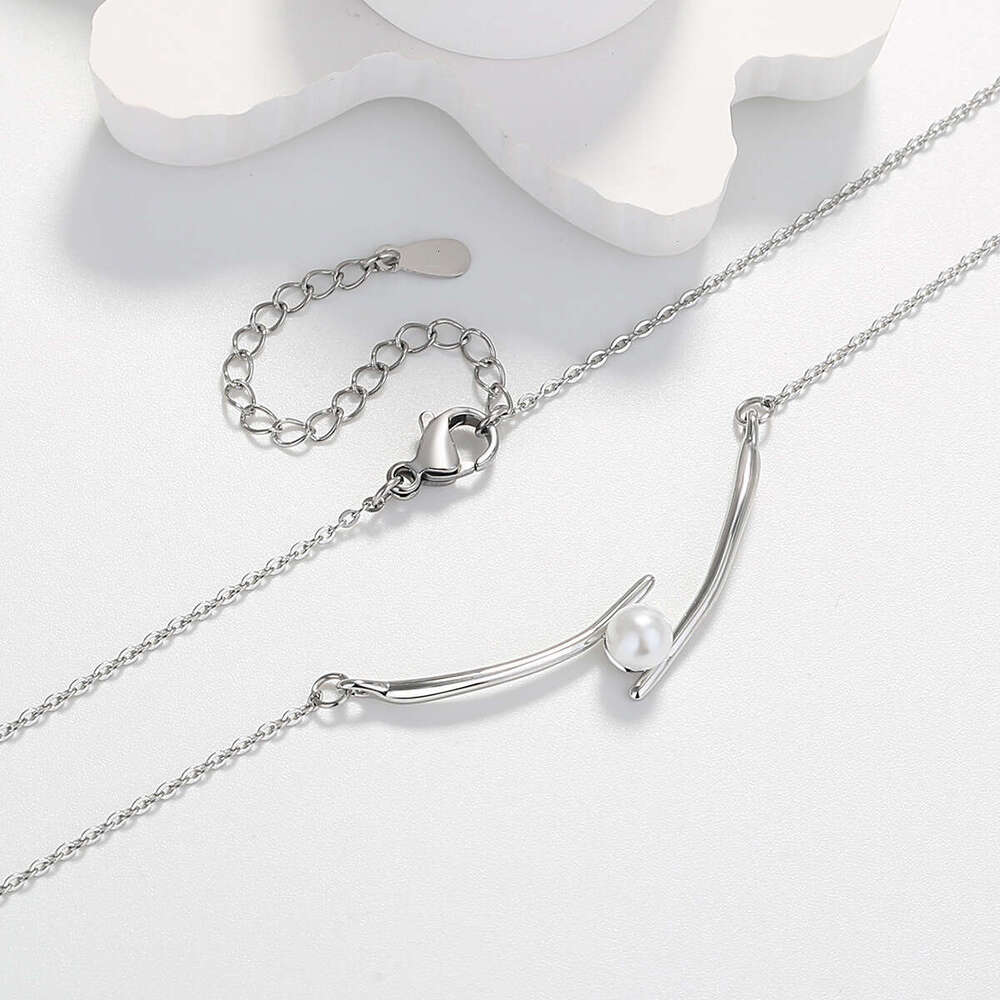 luxury chain necklacenecklace gold necklace top quality charm jewelry woman silver necklace Mini mother of pearl Flower Pendant