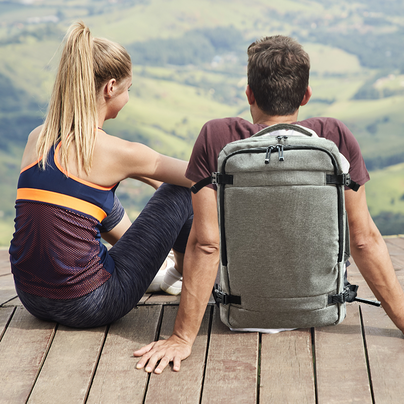 Spacious Water-resistant Travel Laptop Bag with Stylish Design - Ideal for Males Equipped with a convenient charging port - DH004