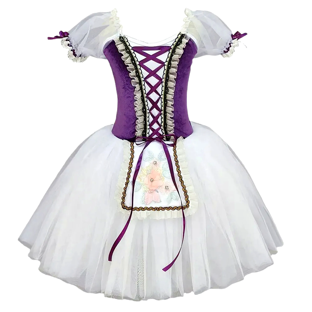 Children's ballet skirt girls' dance skirt Giselle ballet skirt school dance program practice costume stage collective performance costume