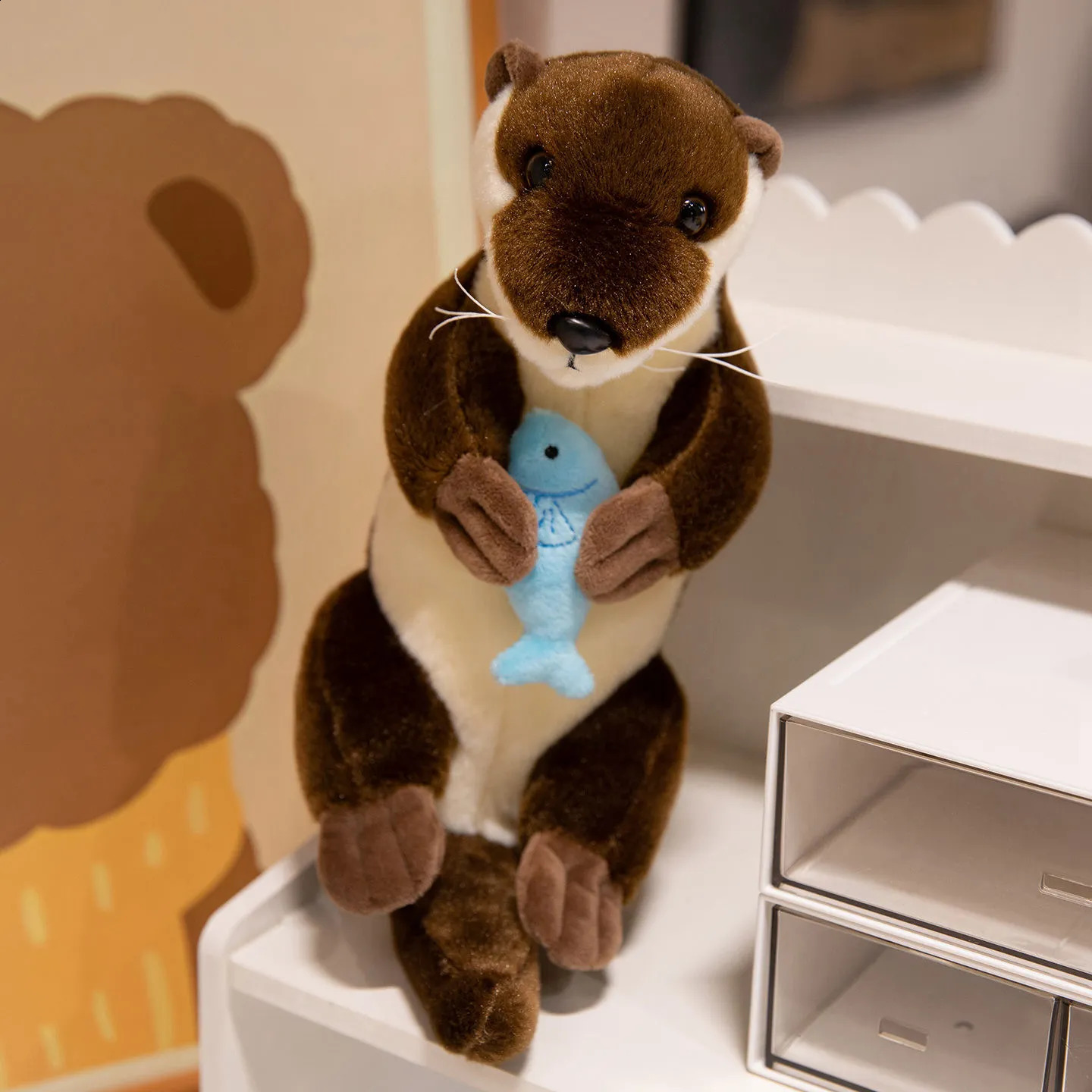 26cm Kawaii Otter Plush Sloth Stuffed Animal Pillow Baby Groundhog Doll Birthday Gift Soft Room Decor 250822