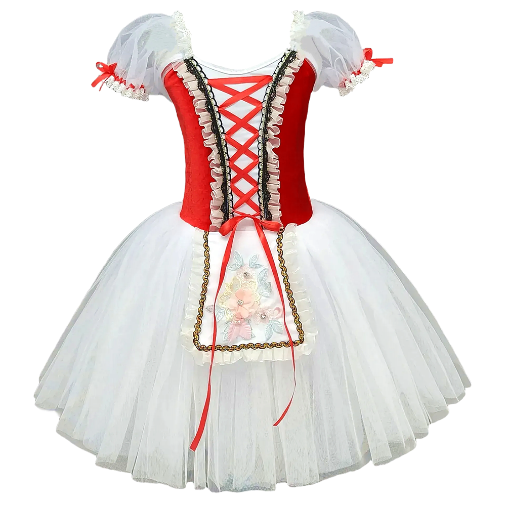 Children's ballet skirt girls' dance skirt Giselle ballet skirt school dance program practice costume stage collective performance costume