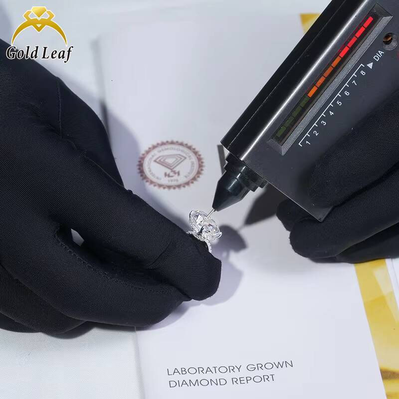 Jewelry Customized 14K 18K Gold Oval Shape IGI Certified DEF VVS 10CT 8CT 6CT Lab Grown Diamond Rings