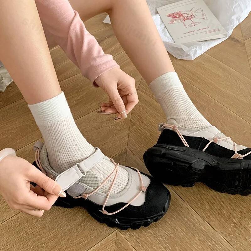 Women Casual Shoes 2025 Fashion Comfortable Non Slip Outdoor Sports Shoe Female Mary Jane Summer Platform Sneakers Zapatos Mujer ddmymonkey
