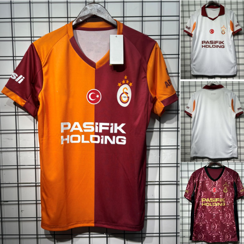 25 26 Galatasaray soccer jerseys 2025 2026 fans player home away 3rd football shirt men kids uniforms maillot de futol Size special version camesitas men size S-4XL