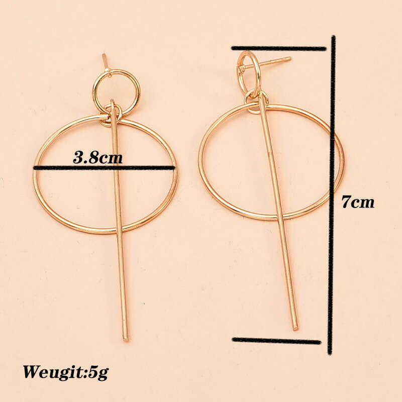 Jewelry Accessories Hie Fashion Classic Hoop Earrings Personality Exaggerated Big Circle Dangle Eardrop Earring For Women