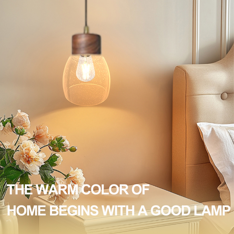 Lamp Covers Small Clear Bubble Hanging Bell Lamp Shade - Glass Replacement Accessory