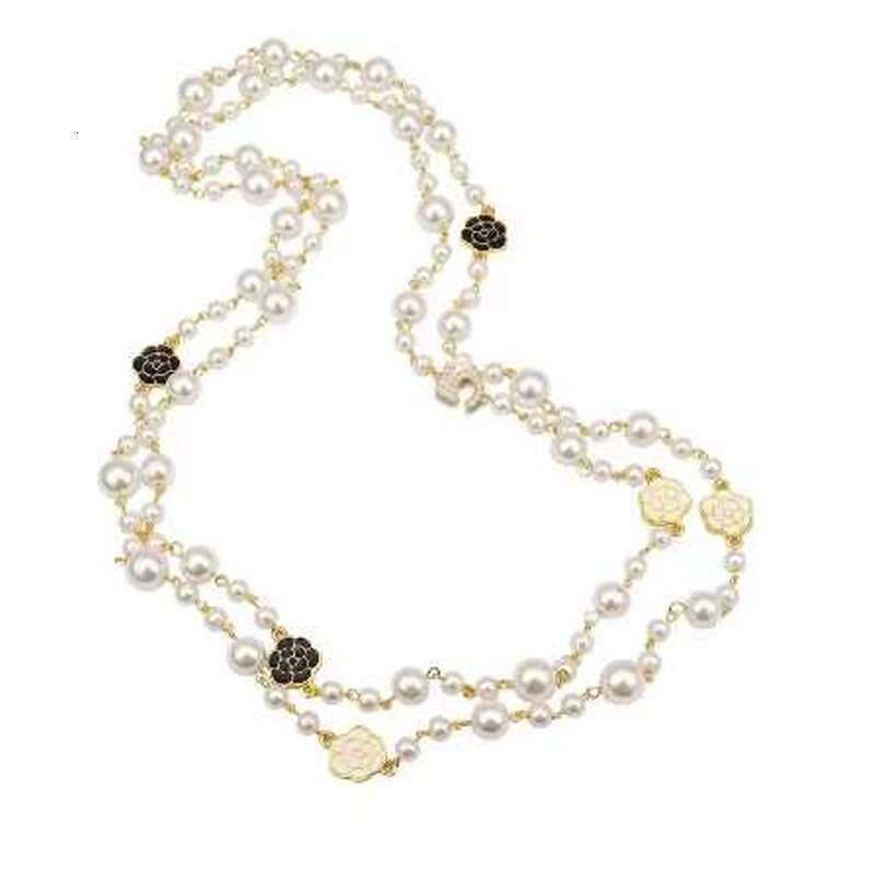 Pendant Necklace luxury jewelry Necklaces Pendants Crystal Pearl Letter Choker Chain Jewelry Accessories