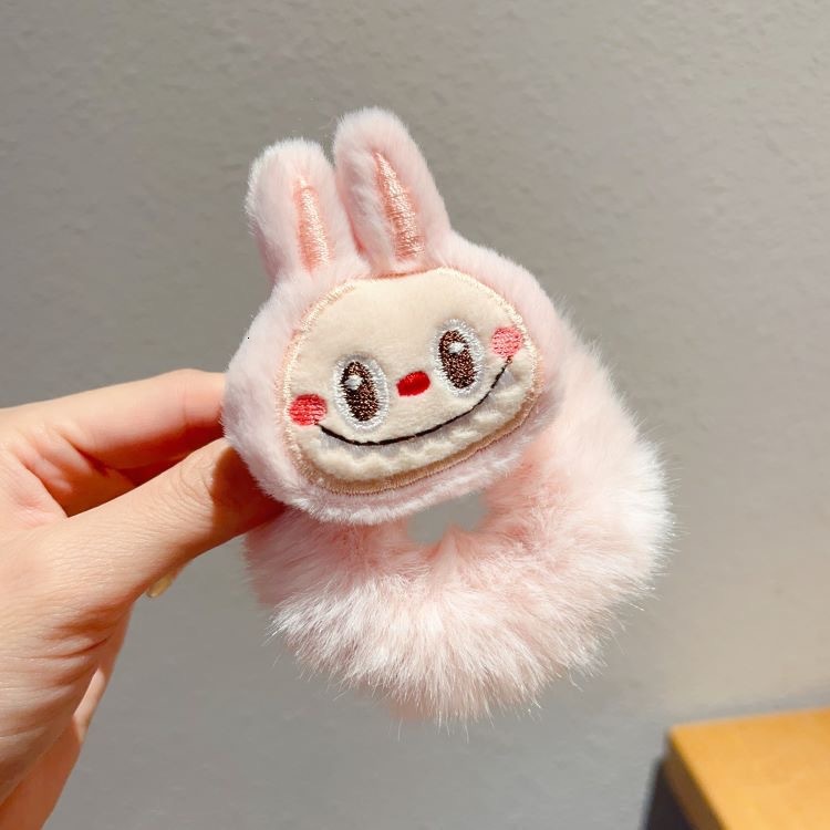New Cartoon Labubu Plush Hair Llip, Cute Headband, Sweet and Undamaged Hair Accessory for Children