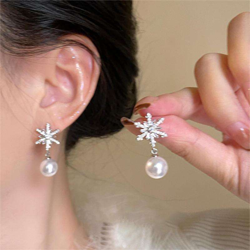 Earrings Wedding Party Jewelry Earrings Ear Stud Simple Crystal Earring for Womens Full Diamond boucle d oreille luxe gold earrings