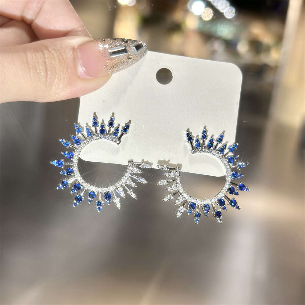 Earrings for Women Statement Colorful Rhinestone Shiny Crystal Dangle Earring Beautiful Cute Jewelry Gifts