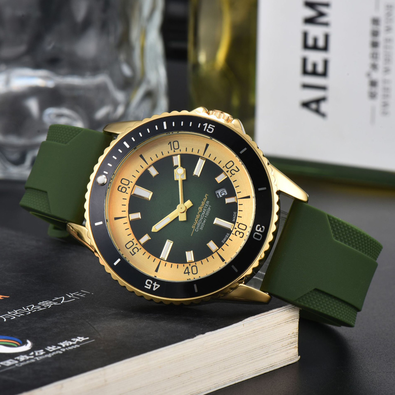 Mens Watch Full Function Quartz Luxury Wristwatch hot Sale Watches High Quality For Multifunctional Automatic Date Rubber Strap Daily Sport Watches