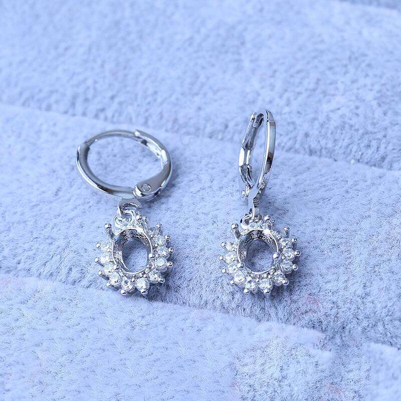 luxury earrings pass diamond tester moissanite earrings women men making sterling stud earrings screw back earring jewelry woman valentines day