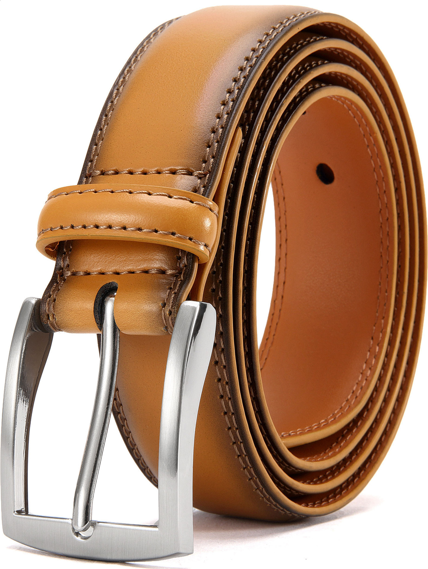 Men Buckle Belt Genuine Cow Leather Belt for Men Real Leather Belts 241205