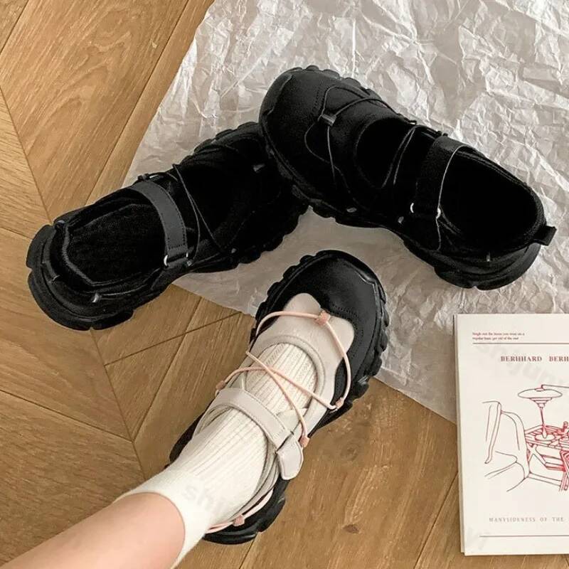 Women Casual Shoes 2025 Fashion Comfortable Non Slip Outdoor Sports Shoe Female Mary Jane Summer Platform Sneakers Zapatos Mujer ddmymonkey