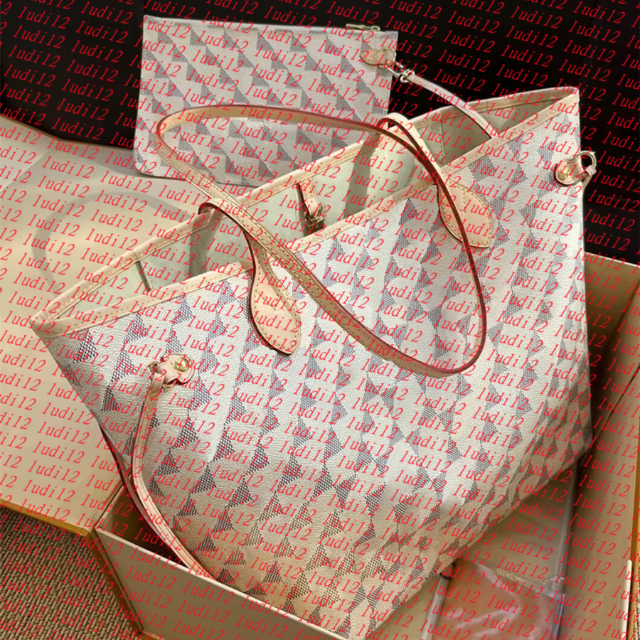Original designer bag Nneverfull handbag Womens crossbody shoulder bag high capacity Luxury shopping bag leather fashion tote mirror quality Composite Bags purse
