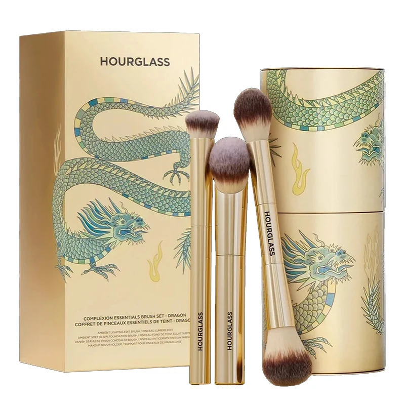 Hourglass Makeup Brush - 3piece Foundation Brush Loose Powder Brush Concealer Brush Brush Cartridge 250818