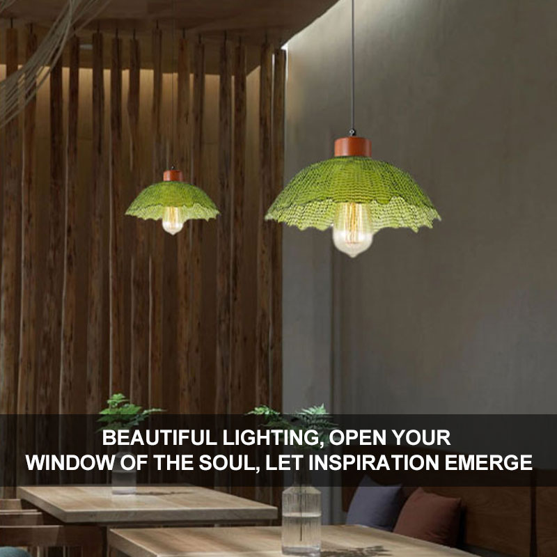 Rustic Hanging Chandelier Lamp - Classic Design Ideal for Restaurants & Bars