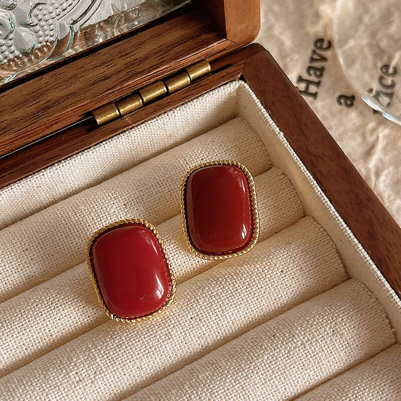 Earrings for women Studs four Leaf Clover of jewelry earring white woman earrings Mother-of-Pearl Gold Sier Rose