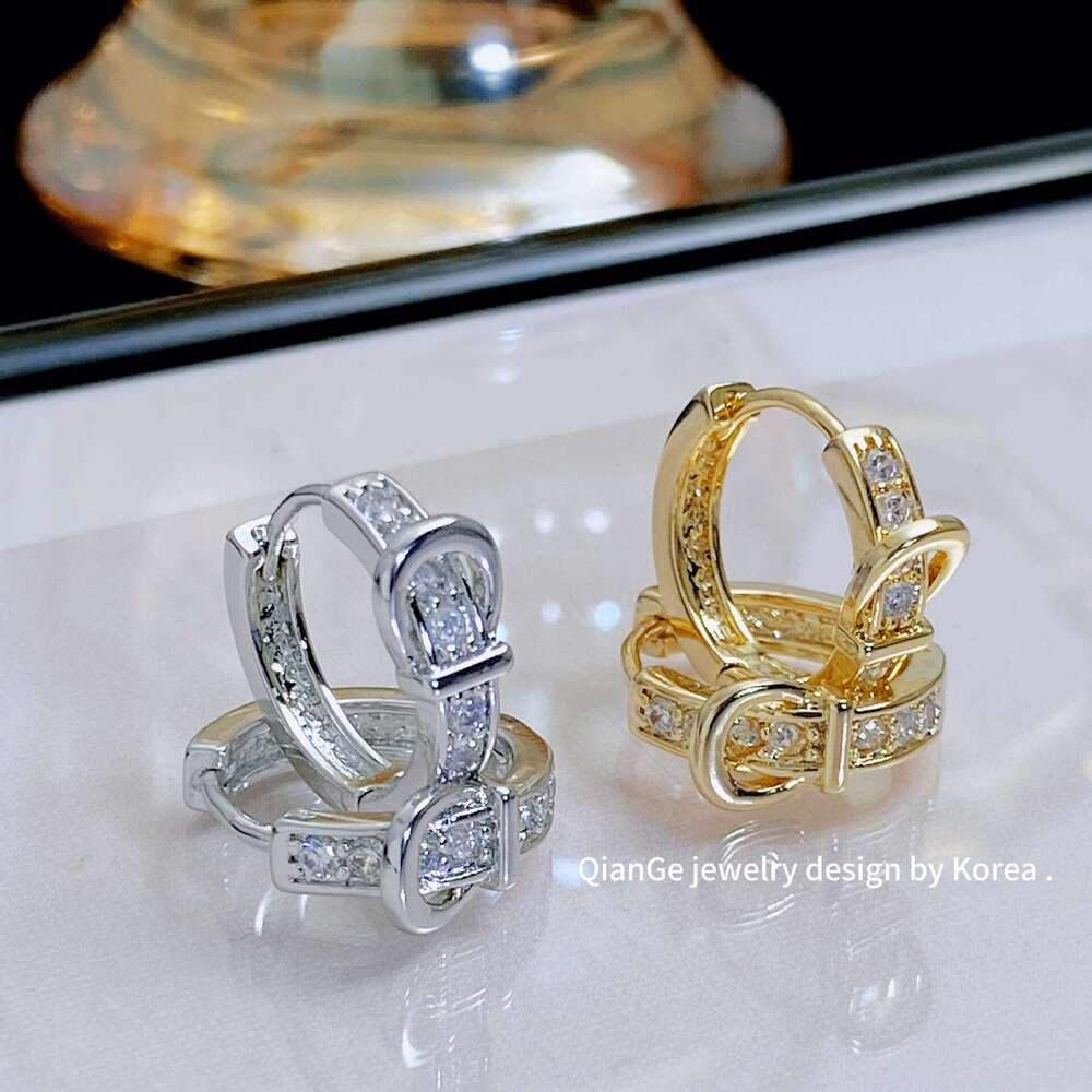 Earrings High Quality Letter Earrings Brand Ear Stud Women 18K Gold Plated Studs Crystal Earring Birthday Wedding Jewelry Party Gift