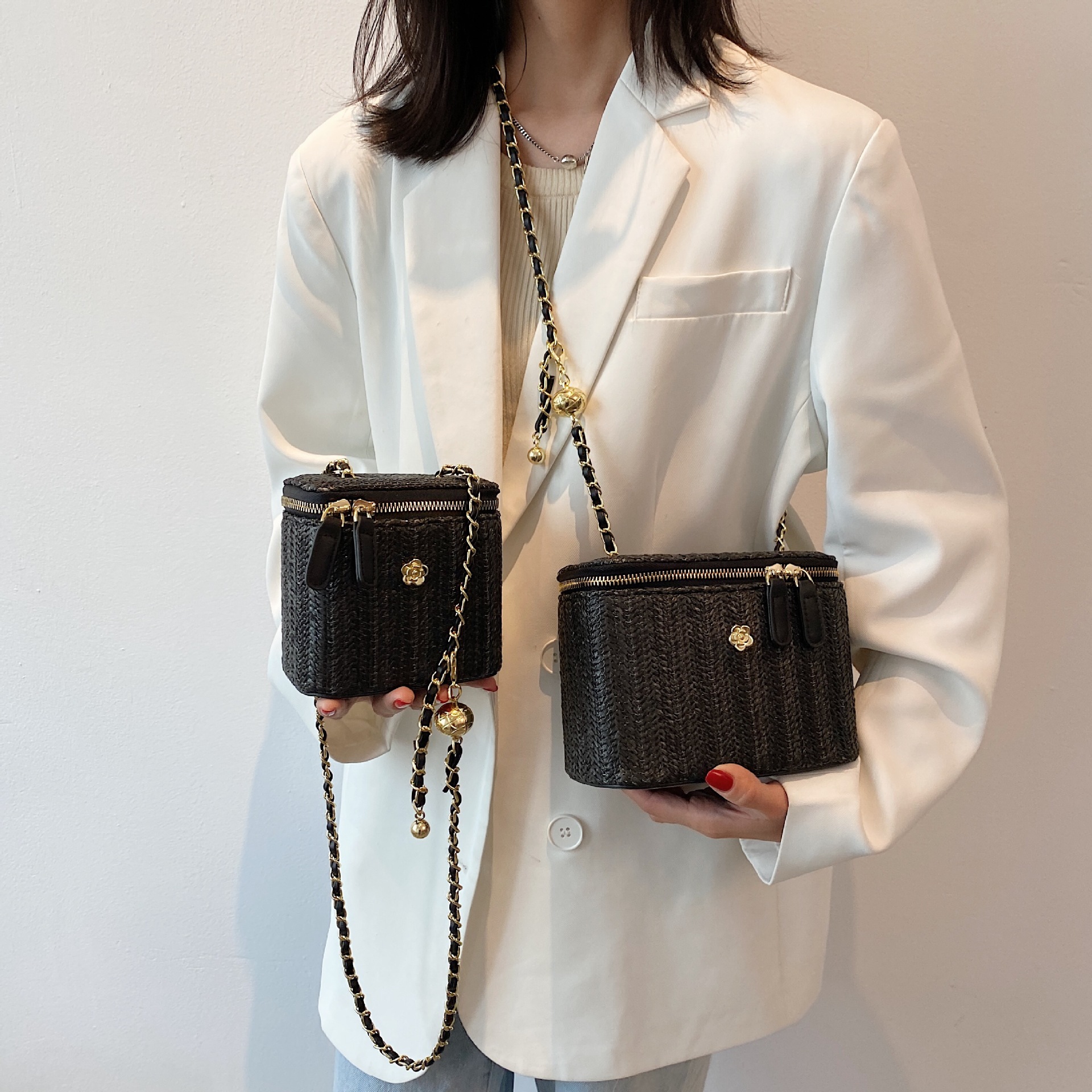 Designer Bag Luxury Bag Mini Bag Shoulder Bag Purse Lingerie Embroidery Line Small Square Bag Female 2025 New Fashion Chain Crossbody Bag Luxury Handb