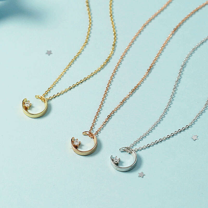 Fashion simple elegant Necklace Fashion chains gift Necklaces for women Jewelry Original fit Moments Chain