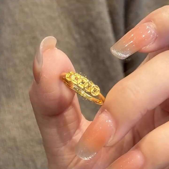 Fashion simple rings Retro Sterling Silver Ring for Men Women Made of Old Enamel Daisy Ring Jewelry Valentines Day Gift