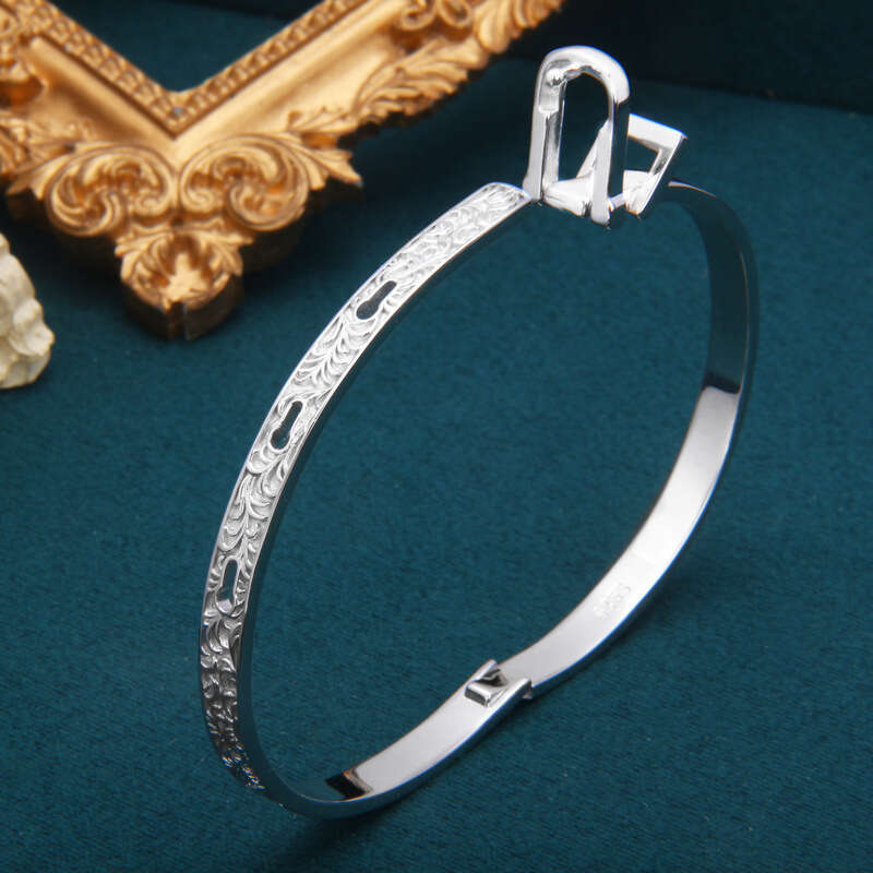 bracelet New 925 Silver Plating Timeless Chain Bracelet Jewelry Charm Women Fine Gift love braceletes