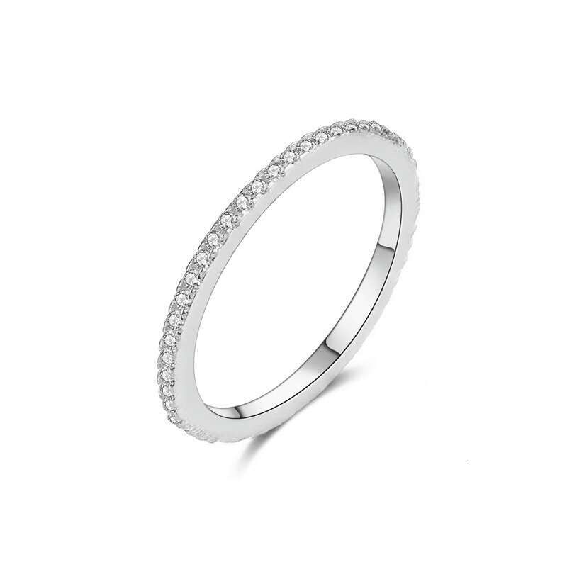 Designer Fashion Simple Full Diamond S Shape 14K Real Gold Personalized Couple Rings High Quality Textured Matching Jewelry Gift for Partners