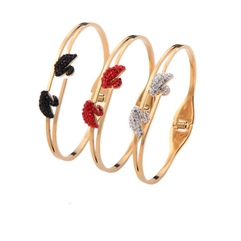 Luxury Jewelrys Bracelet Fashion Trendy Bangle Gold Plated Titanium Steel Diamond for Women Men Nail Bracelets Silver Classic Jewelry