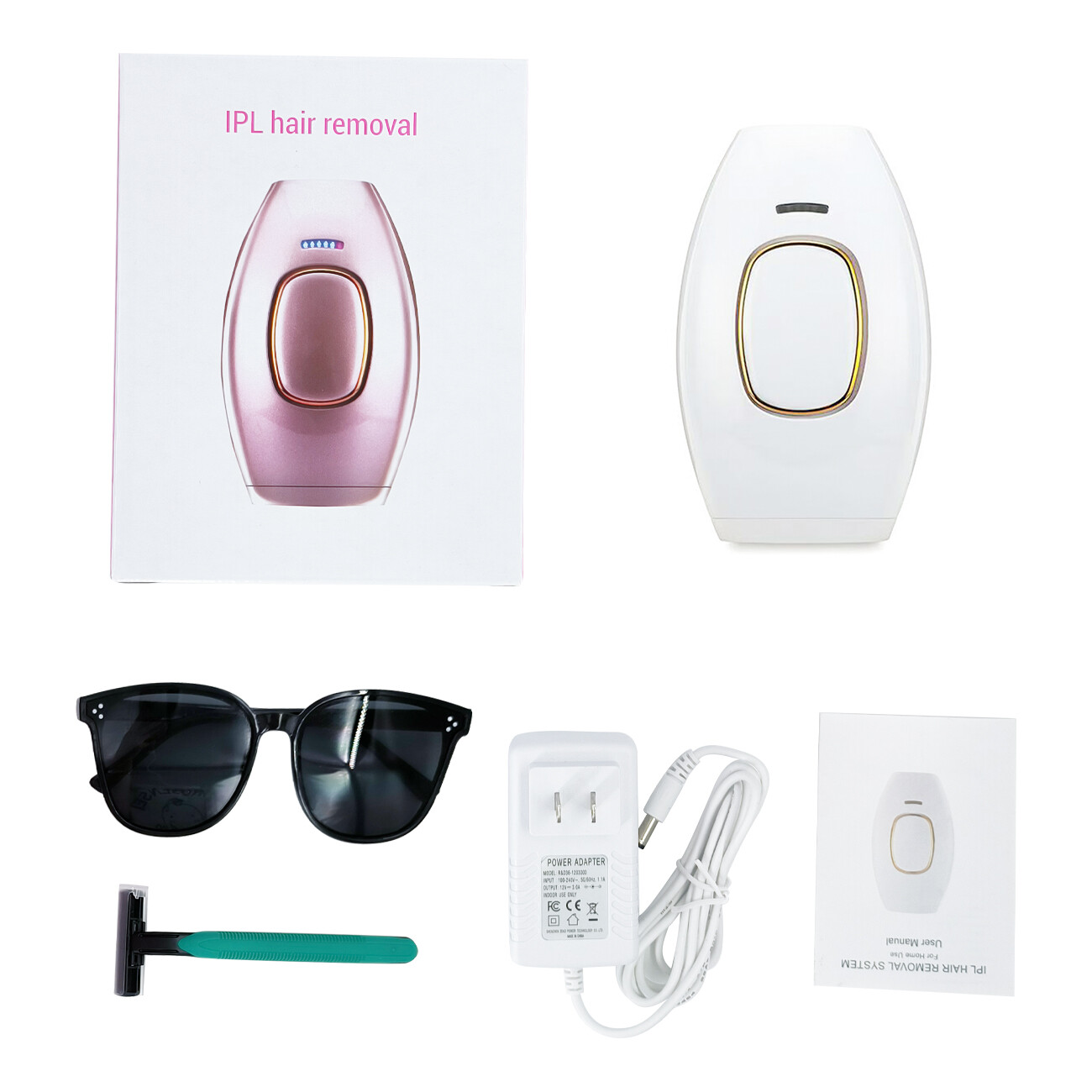 999,999 Flashes IPL Laser Permanent Body Painless Epilator Hair Removal Device