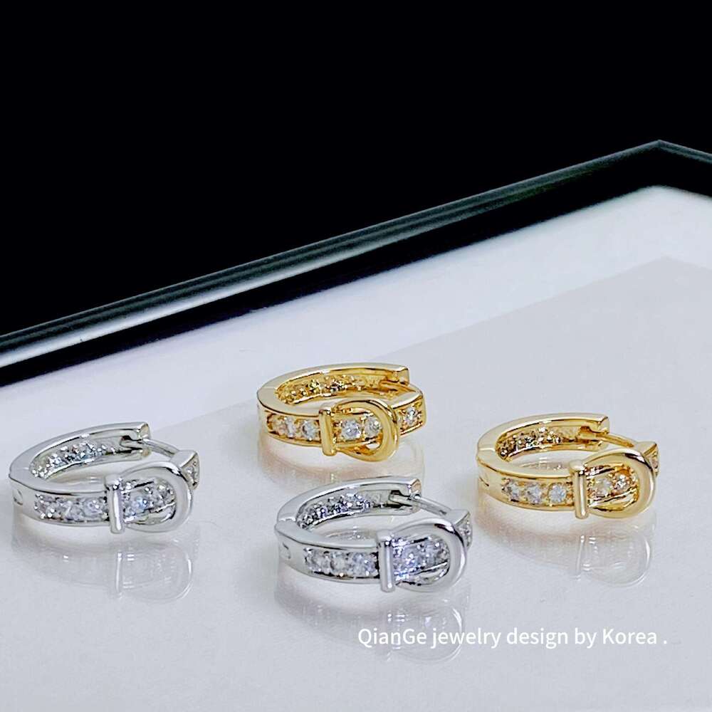 Earrings High Quality Letter Earrings Brand Ear Stud Women 18K Gold Plated Studs Crystal Earring Birthday Wedding Jewelry Party Gift