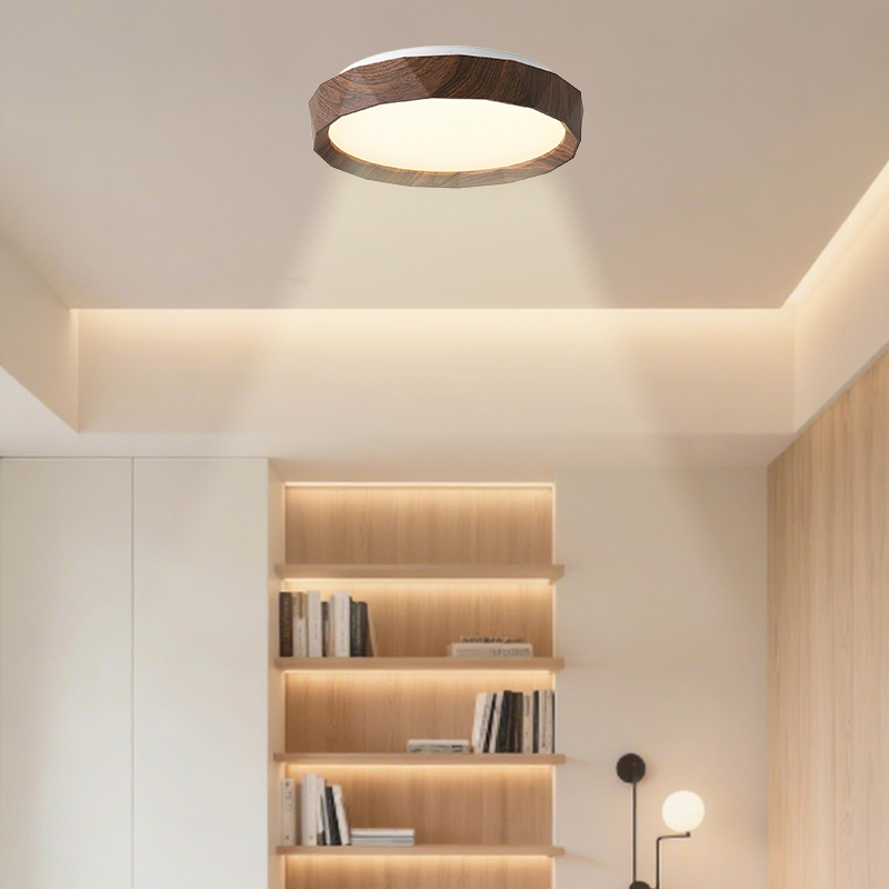 15 inches Sleek Modern Flush Mount LED Ceiling Light with Dimming Control