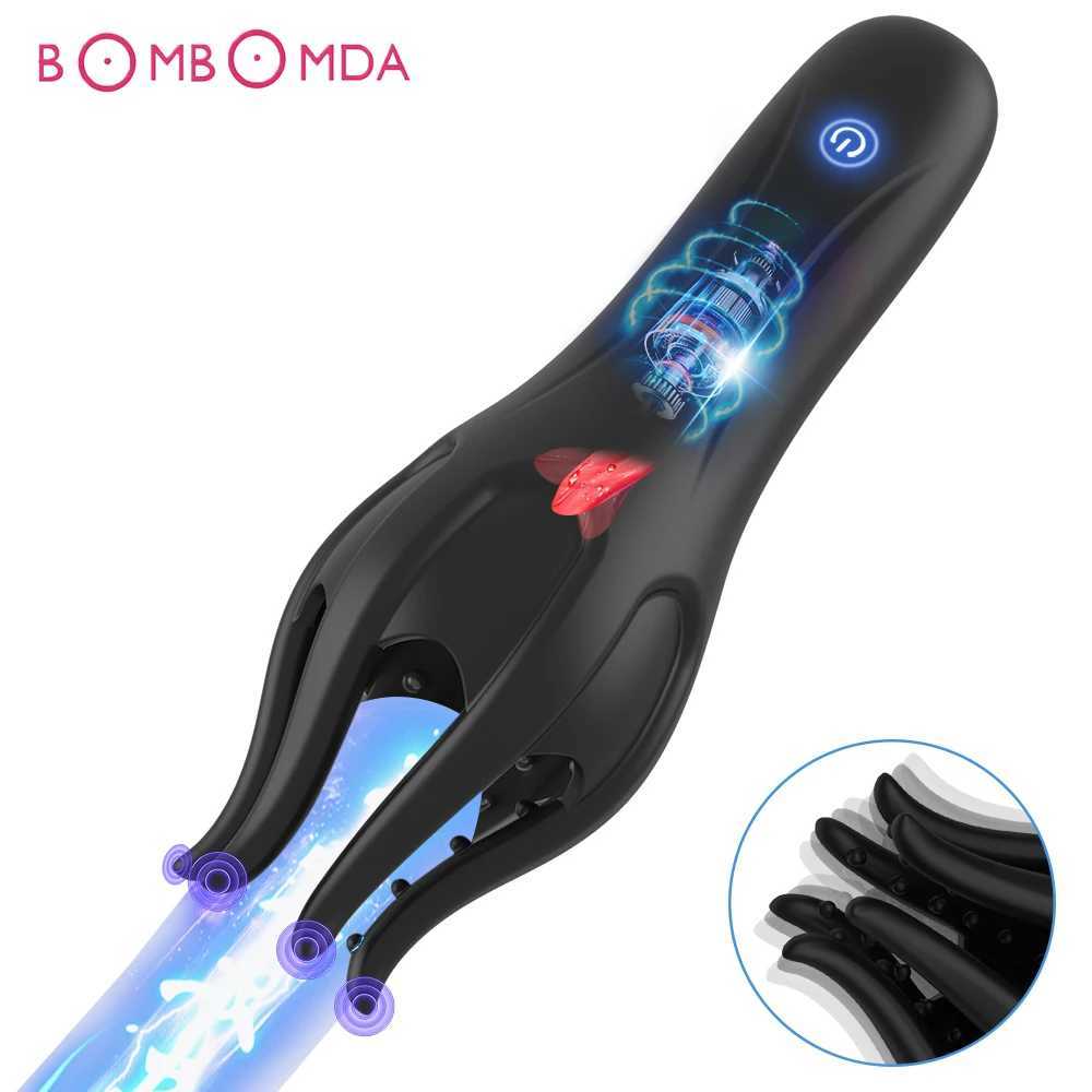 Oral Blowjob Masturbator for Men Glans Vibrating Tongue Licking Sex Lasting Delay Endurance Training Male Sex Toys for Men gbamboo_FKUL