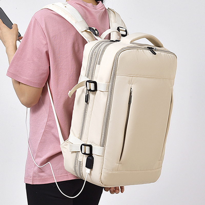 Casual Backpack for Men and Women Large Capacity Waterproof Laptop Bag Multifunctional Travel Bag Expandable Travel Backpack
