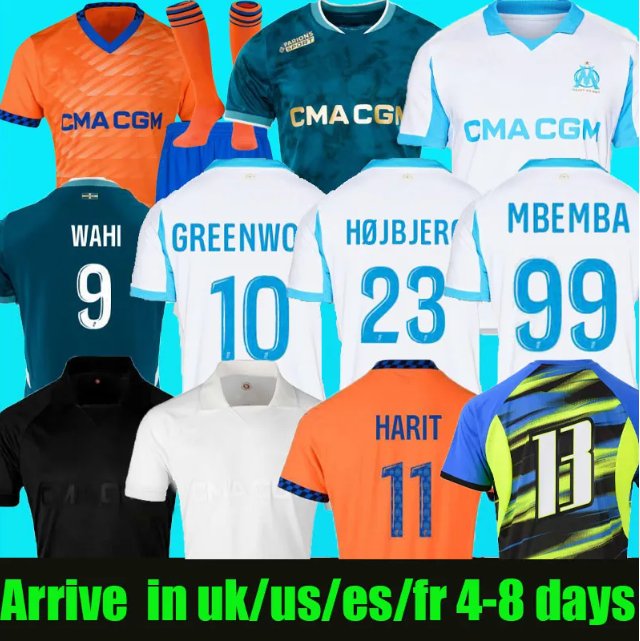 24 25 26 maillot de foot GREENWOOD marseilL e jersey soccer 125th Anniversary 4th WAHI OUNAHI harit 2025 2026 OM man KIDS football shirt hommes enfants NDIAYE Mbemba