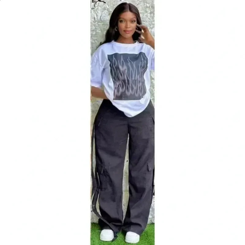 2 Piece Women Sets Dashiki African Arrival Spring Summer Matching Two Pieces Top Pants Suits Outfits Clothing 250823