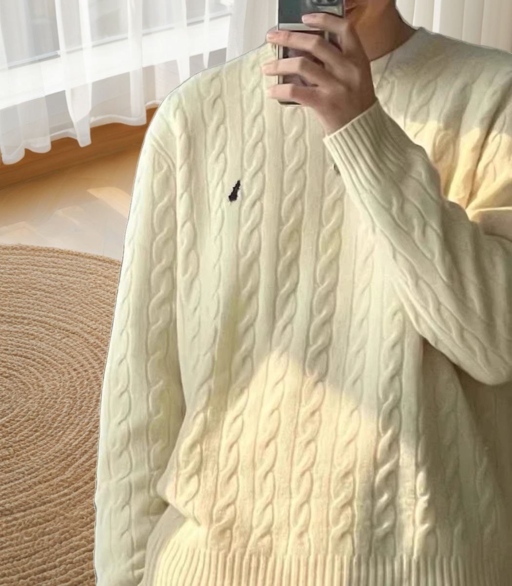 men's sweaters autumn wool casual small horser pull half zip ralp polos chandail cardigan jacket winter long sleeve sweater Pullover women hoodies