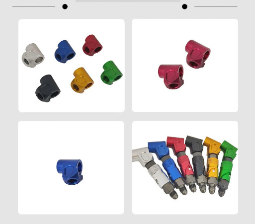 AN3 Aluminum Alloy Fast Connectors Motorbike Parts Modification Kit with Quick Disconnect Feature
