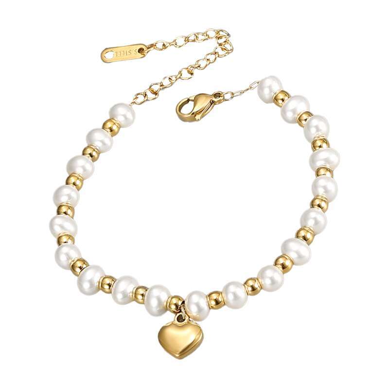 Luxury JewelryWomen Fashion Bracelets Necklace Earrings Plated Simple Letter Stainless Steel Classic Bracelet