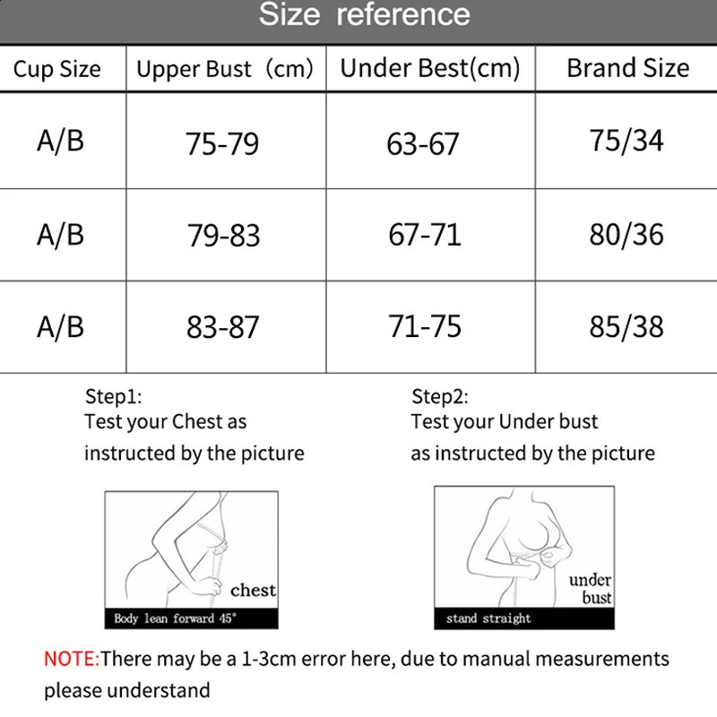Push Up Bra Sexy Womens for Gathering Small Breasts Deep V Underwire Solid Bras Backless Intimate Underwear Padded Bra 250822