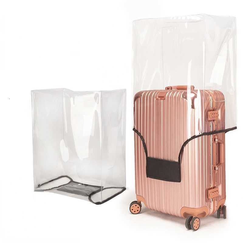 Transparent PVC Luggage Protective Cover Waterproof Suitcase Cover Travel Trolley Case Non-slip/Anti-fall/Scratchproof/Dustproof W250823