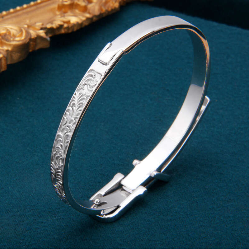 bracelet New 925 Silver Plating Timeless Chain Bracelet Jewelry Charm Women Fine Gift love braceletes