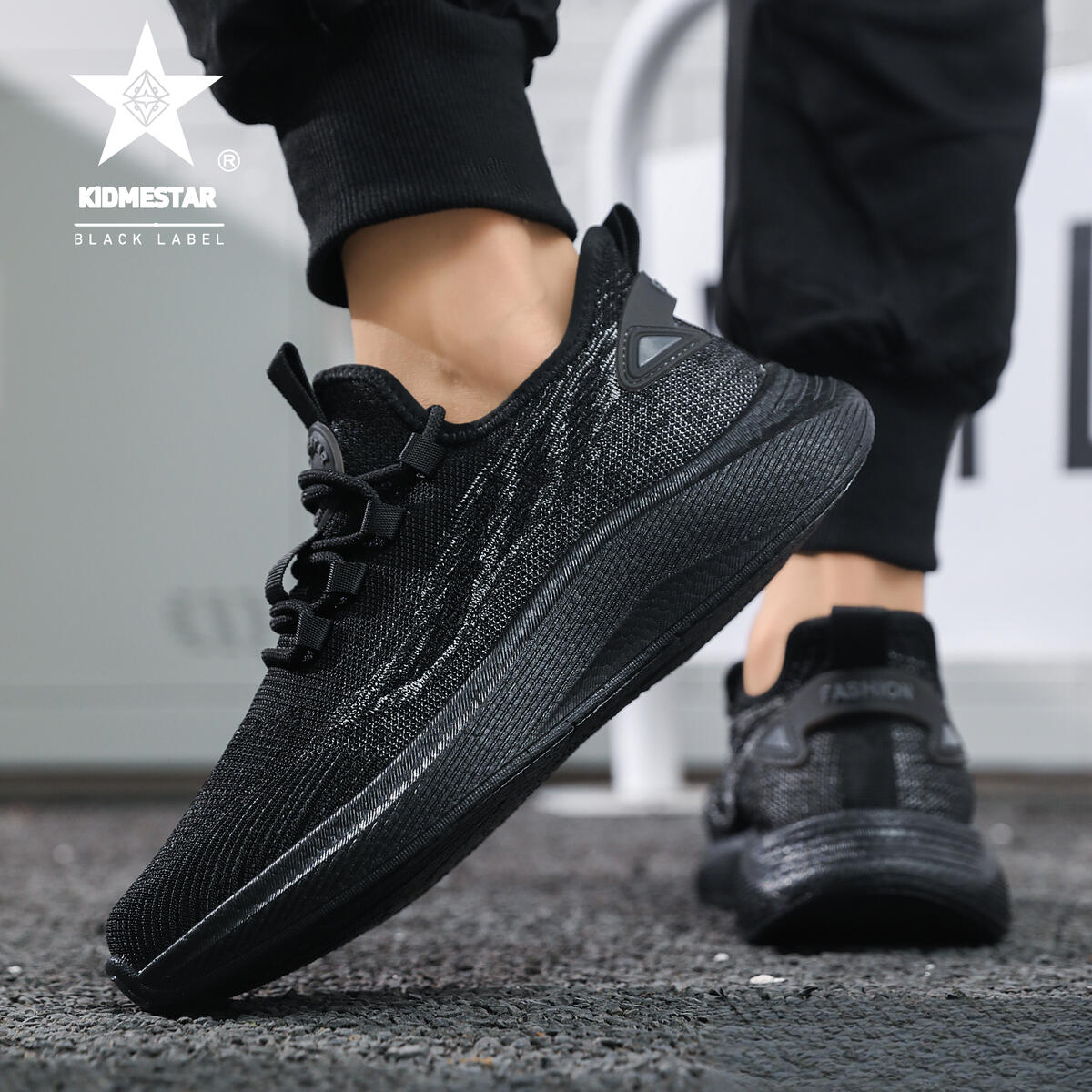 KIDMESTAR Designer Casual Shoes Sports Shoes Breathable Low-soled Shoes Women's Luxury Shoes Black Top-quality Comfortable And Luxurious Outdoor 