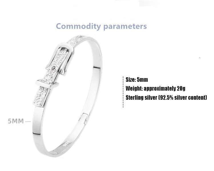 bracelet New 925 Silver Plating Timeless Chain Bracelet Jewelry Charm Women Fine Gift love braceletes