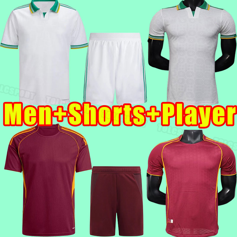 25 26 ROMa new season DYBALA Soccer jerseys shorts maglia Pellegrini belotti LUKAKU Abraham Football shirts MANCINI KUMBULLA men SHAARAWY Uniform player version